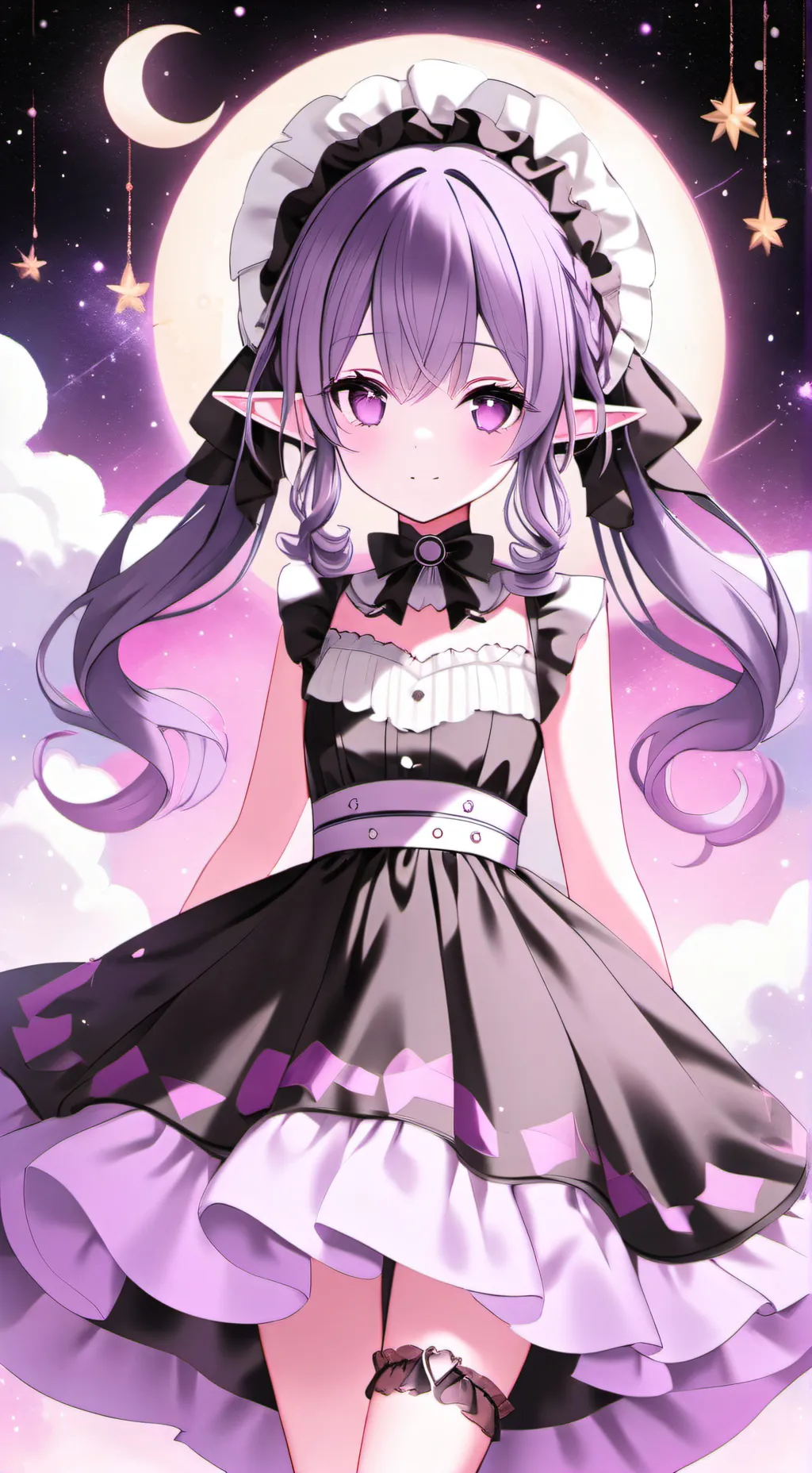 ai character: Luna background