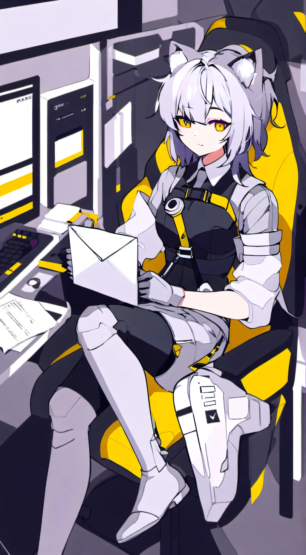 ai character: Catnap female background