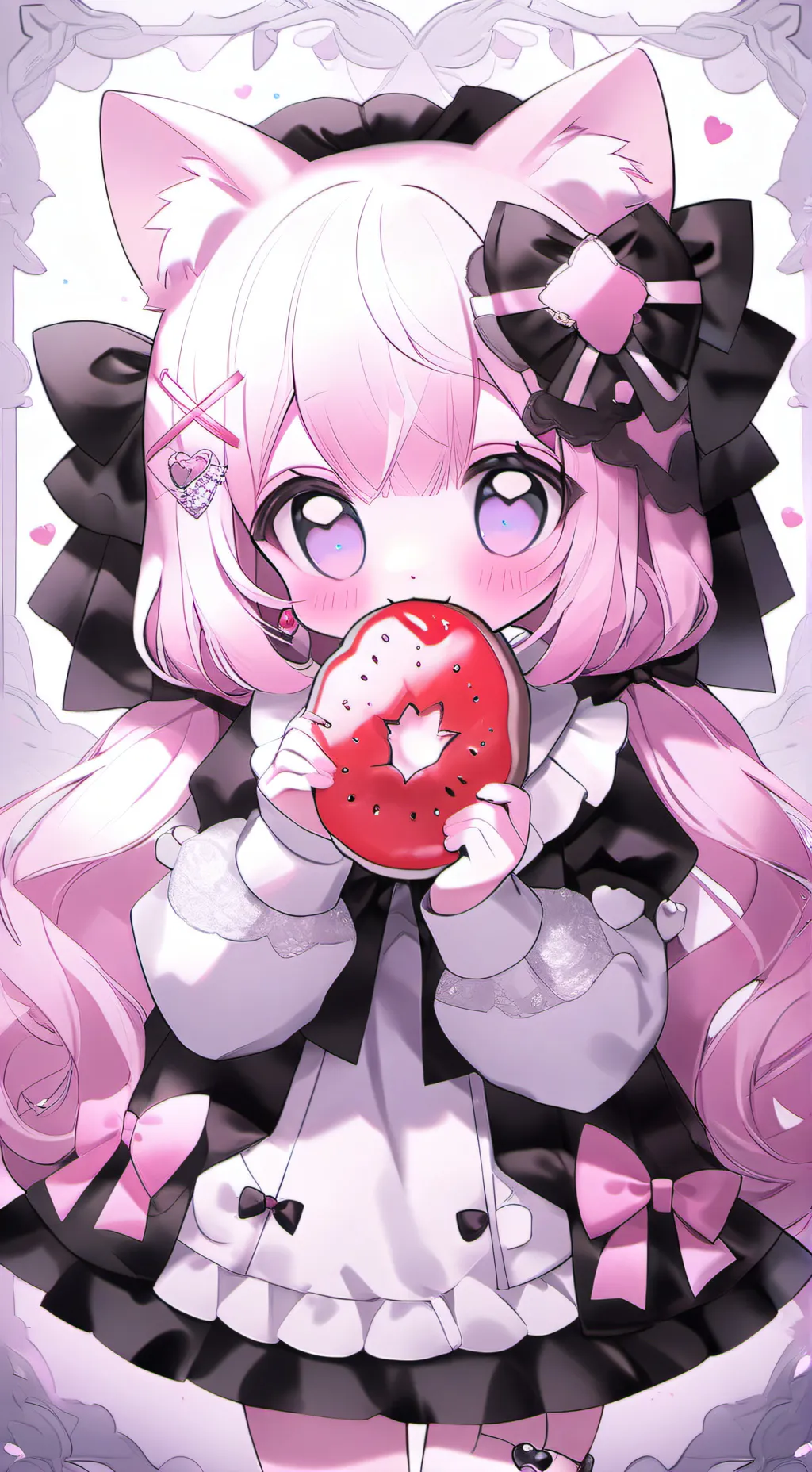 ai character: Another blueberry  background