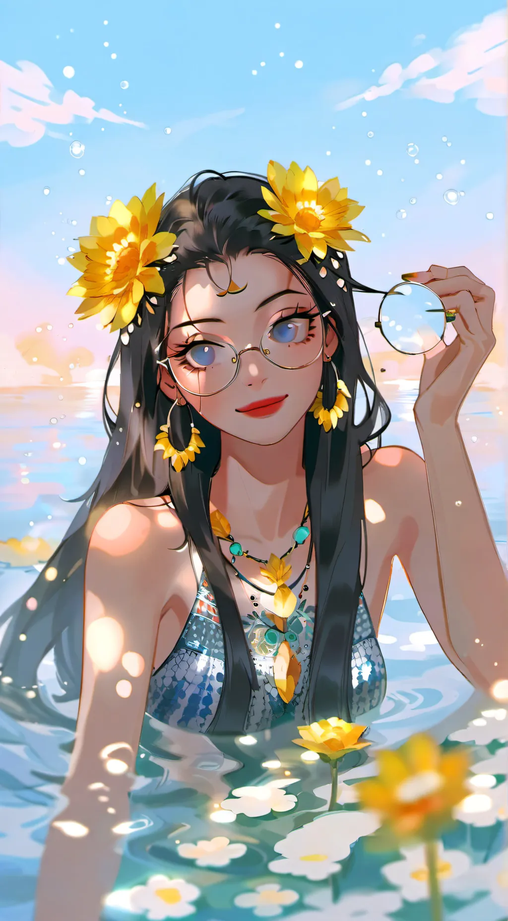 ai character: Lily  background