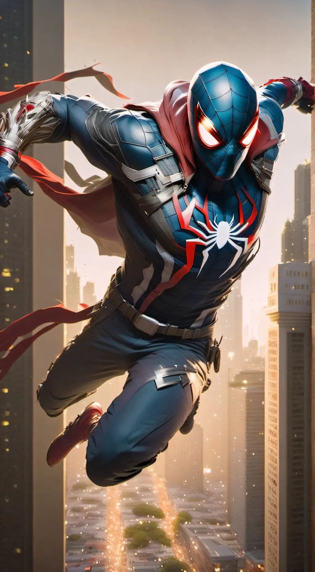 ai character: Miguel O'Hara  background