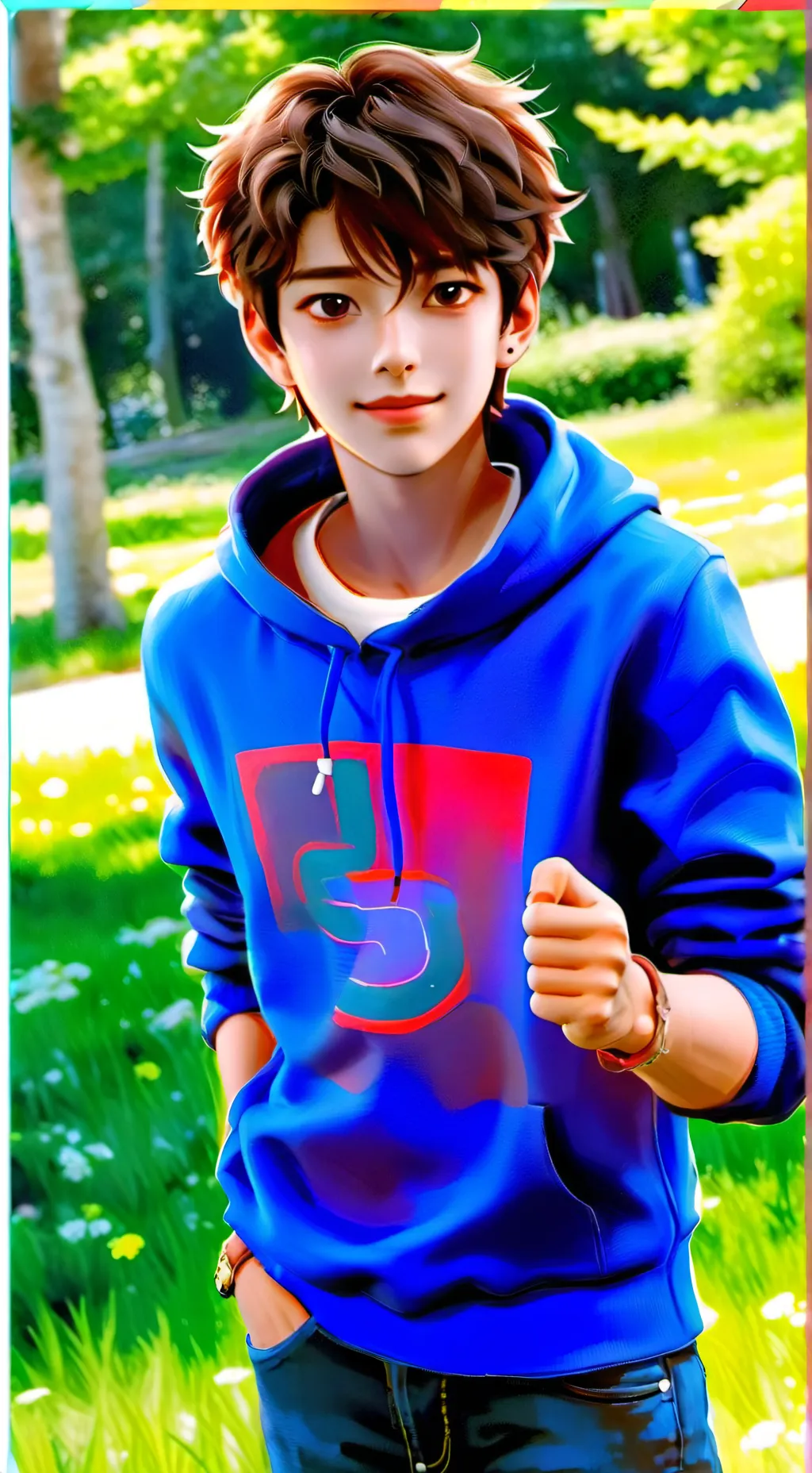 ai character: Squid game background