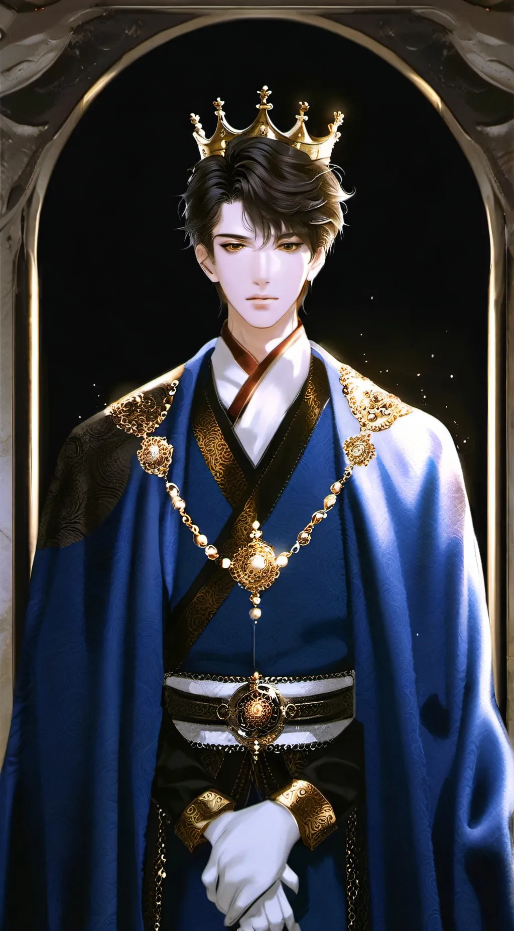 ai character: Izanagi  background