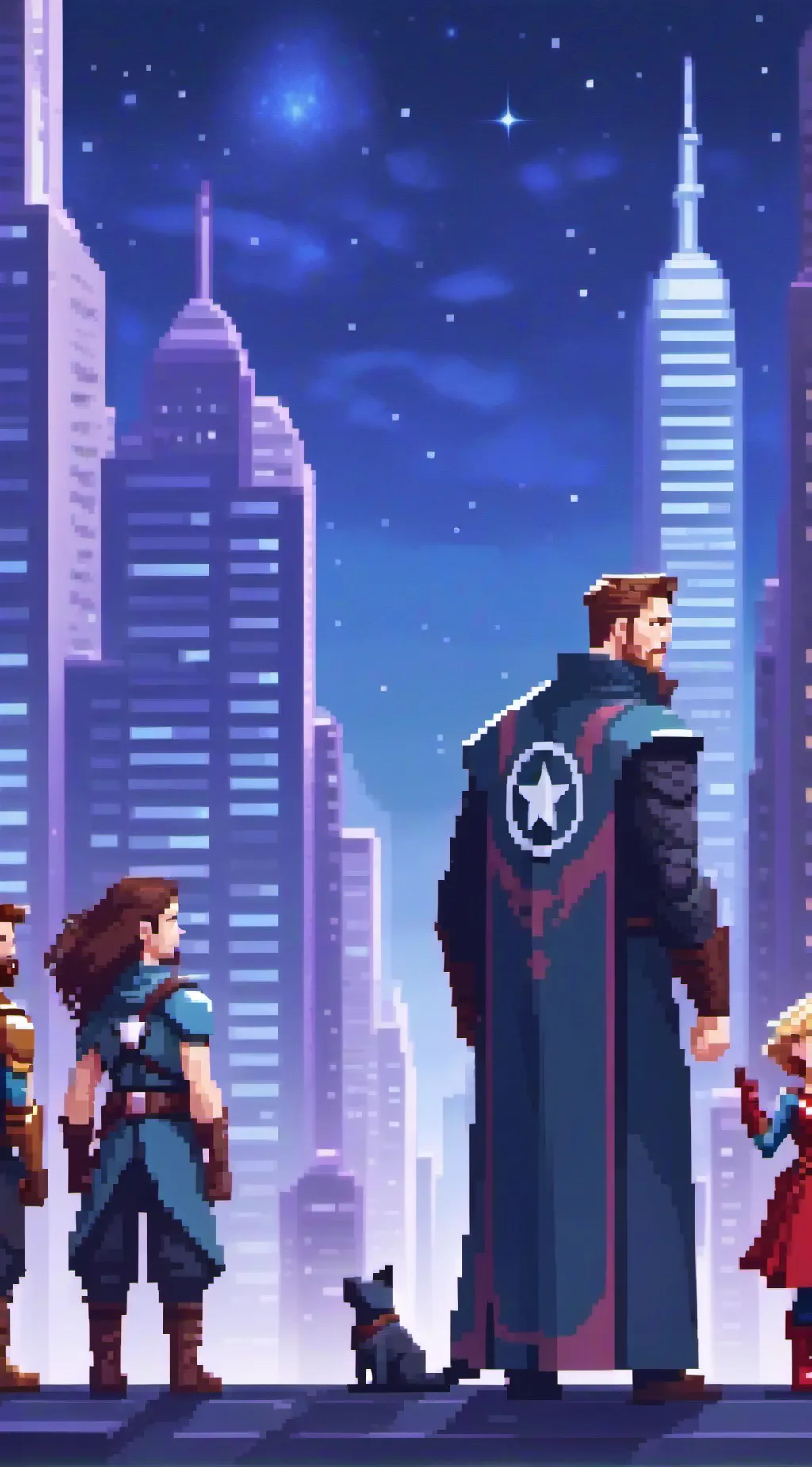 ai character: Avengers 4 background