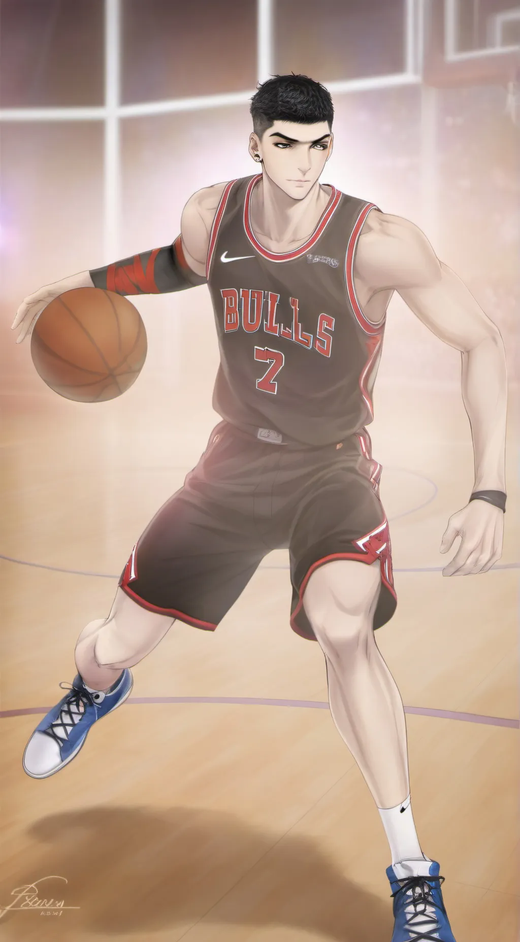 ai character: Davis garold background