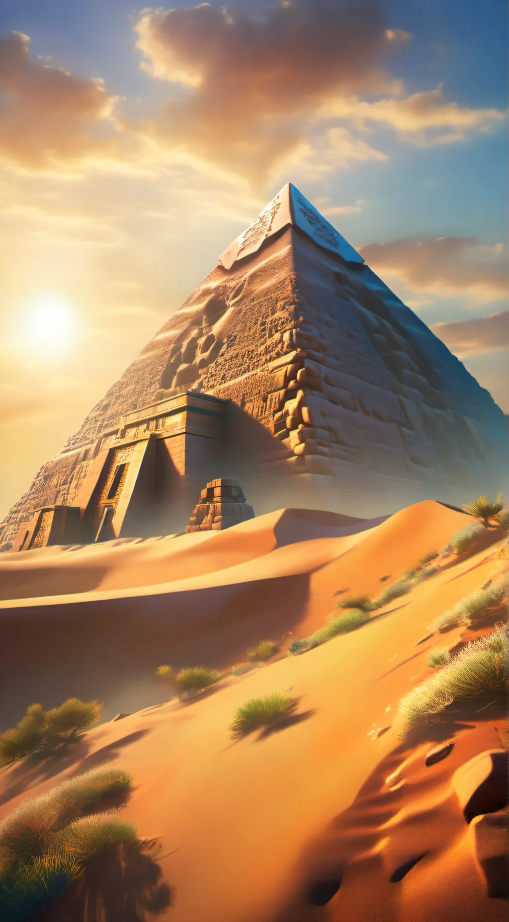 ai character: News report background