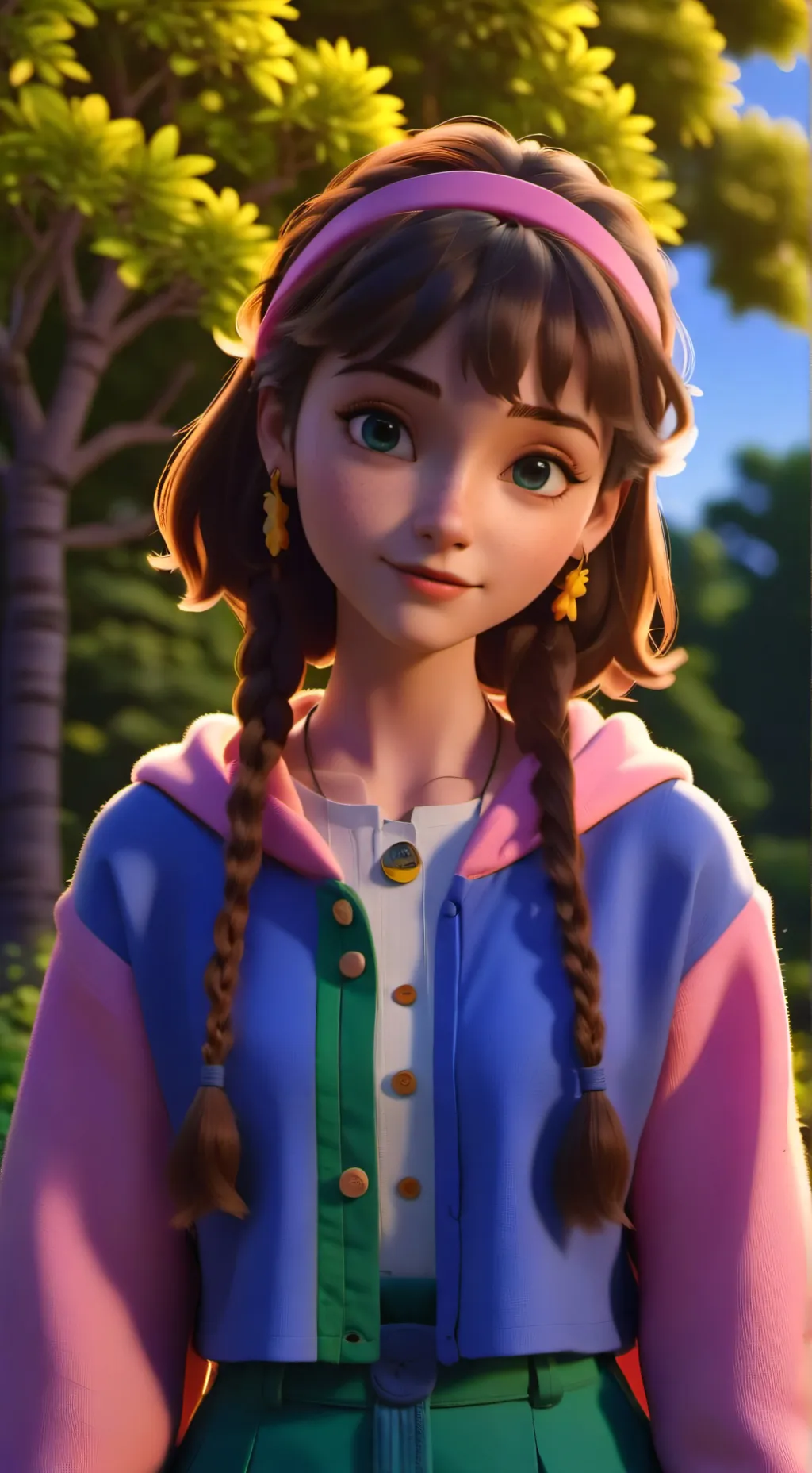 ai character: Joy Pepper background