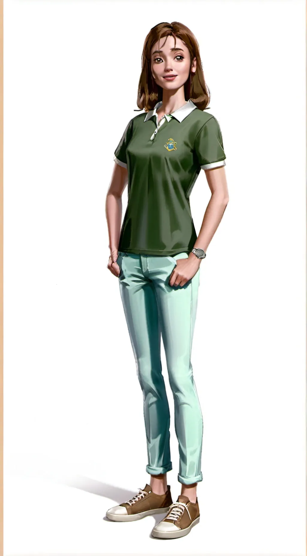 ai character: Phoebe Quantum  background