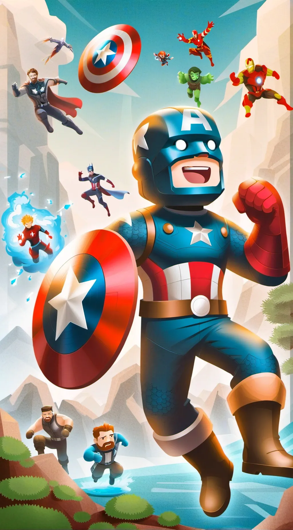 ai character: Avengers 3 background