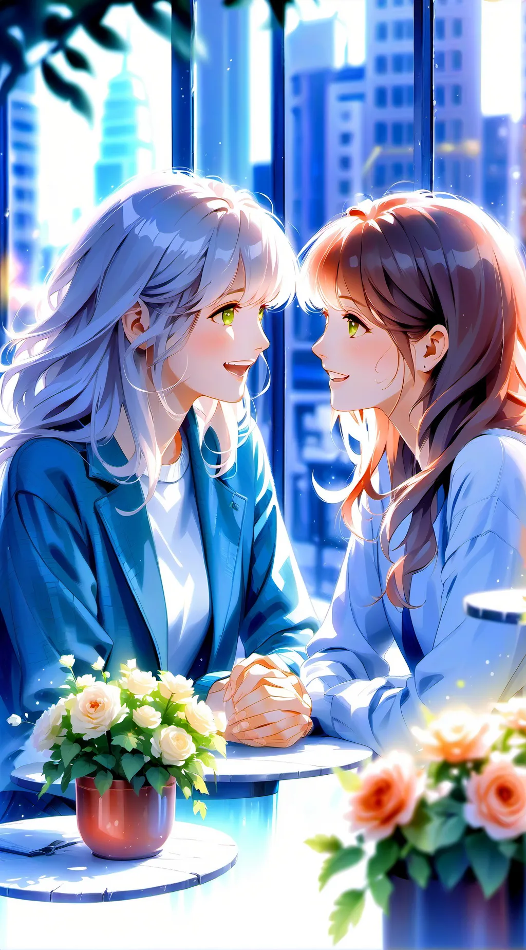 ai character: mejor amiga 😃  background