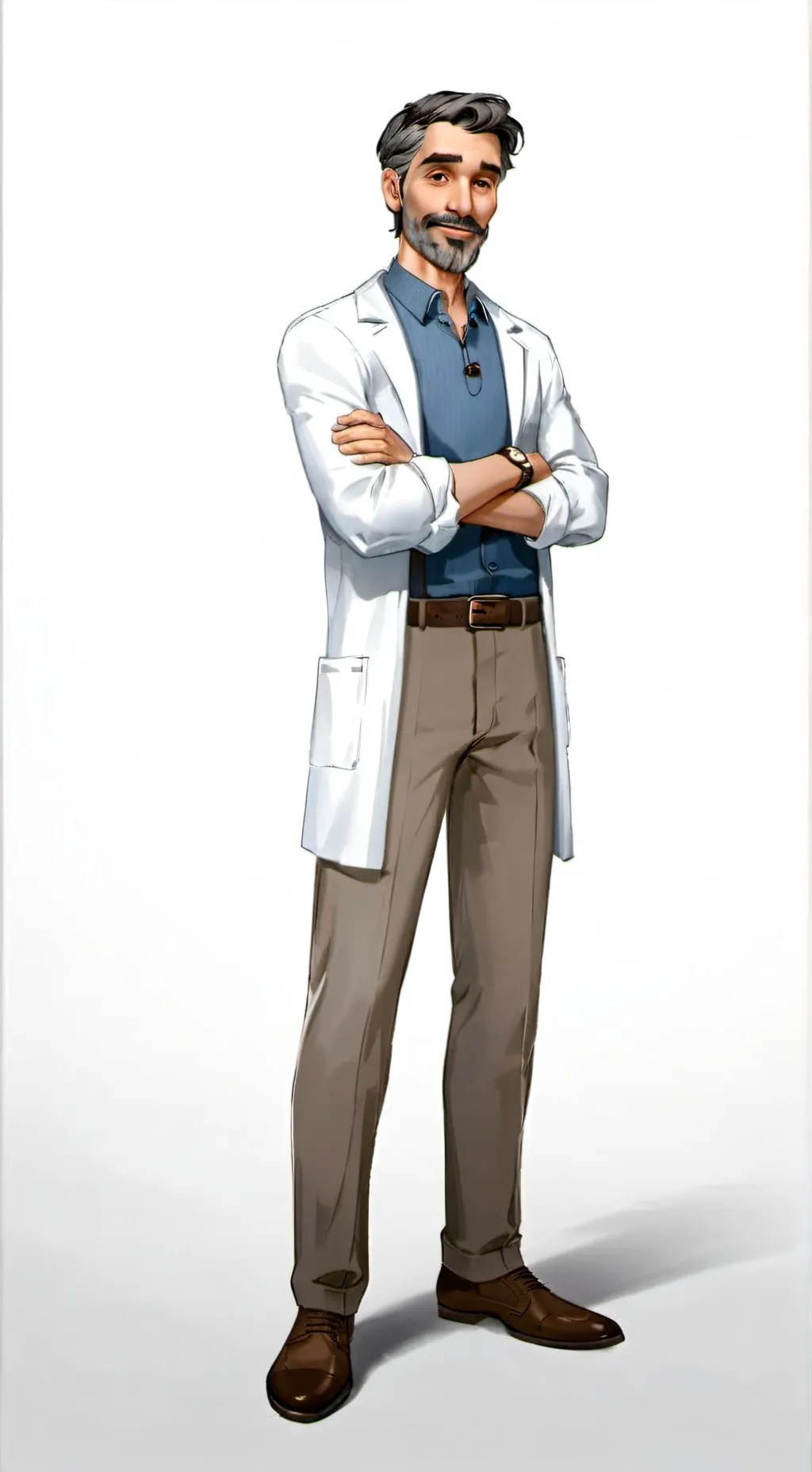 ai character: Crispin Quantum  background