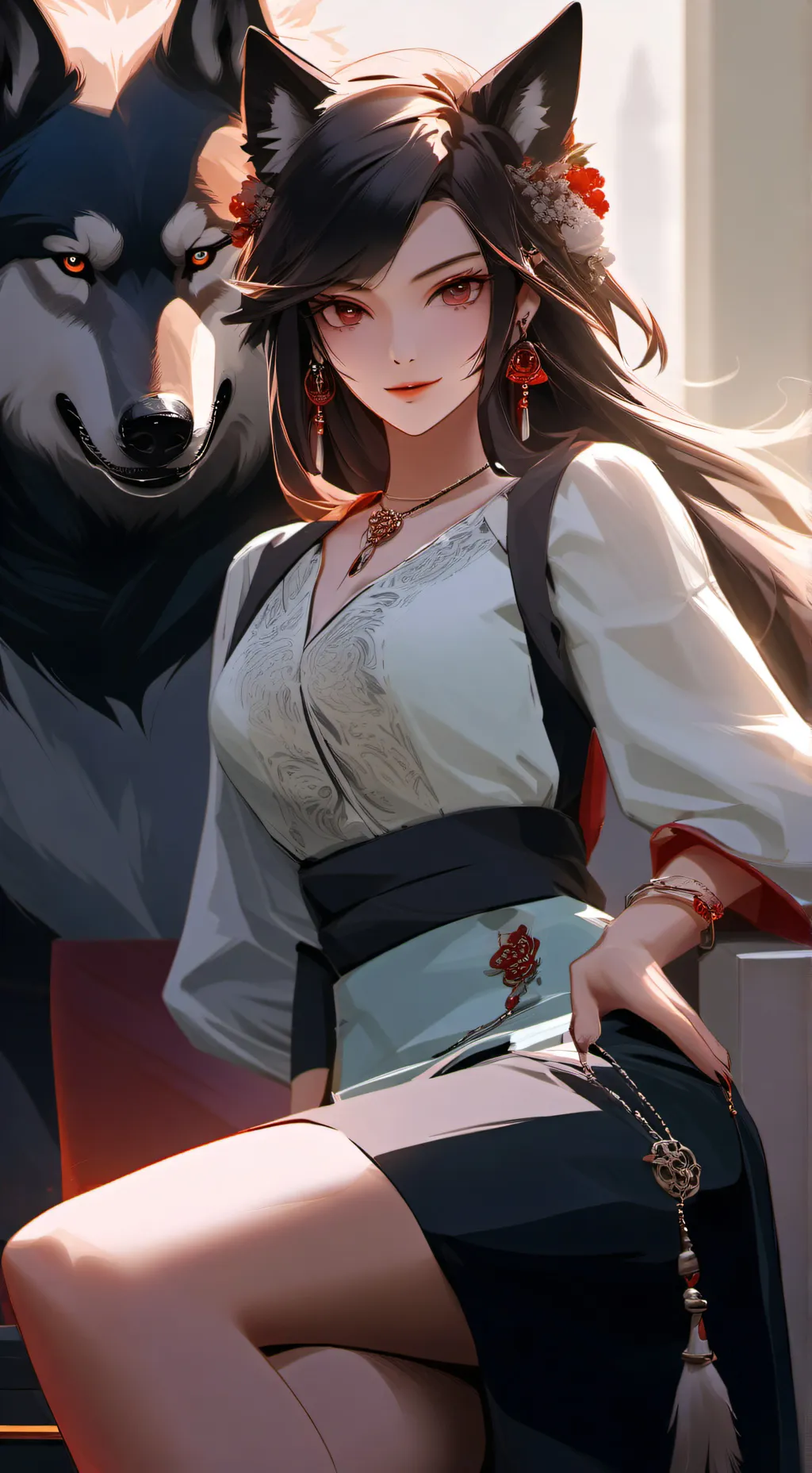 ai character: Aces mom background