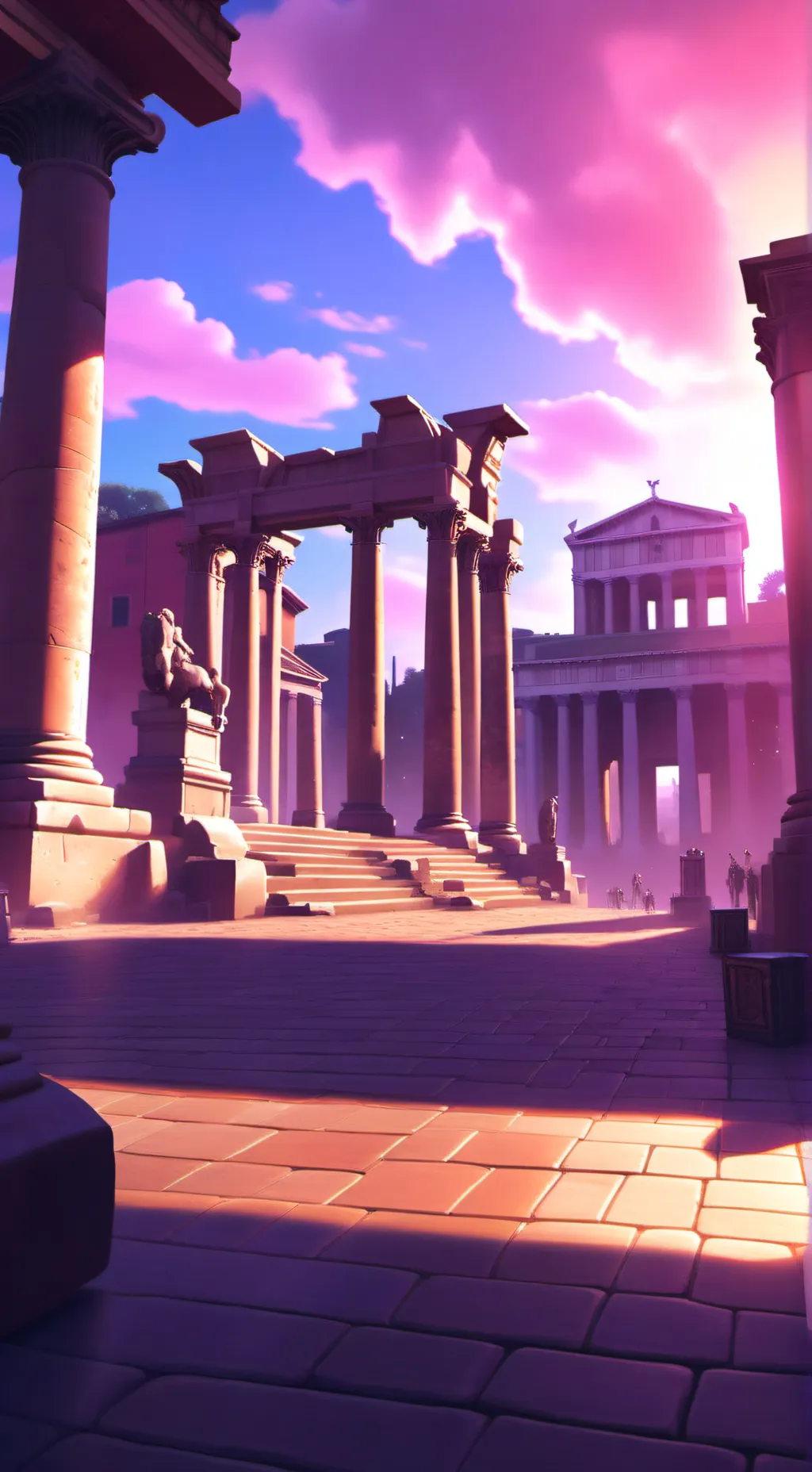 ai character: Ancient Rome background