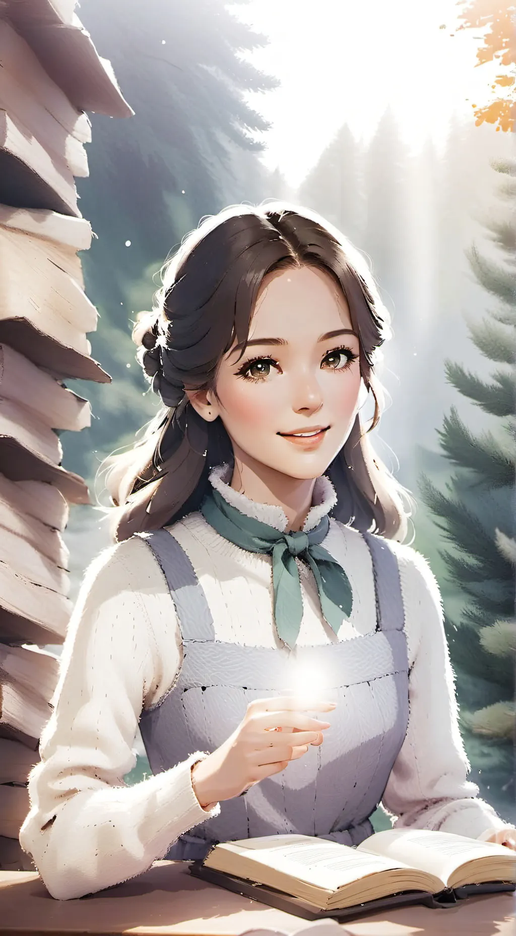 ai character: lia background