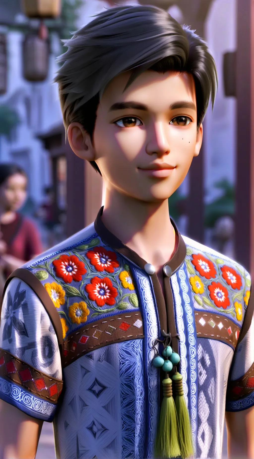 ai character: Richard  background