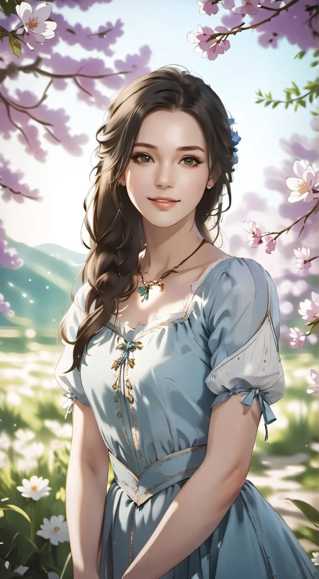 ai character: Isabella Maple  background