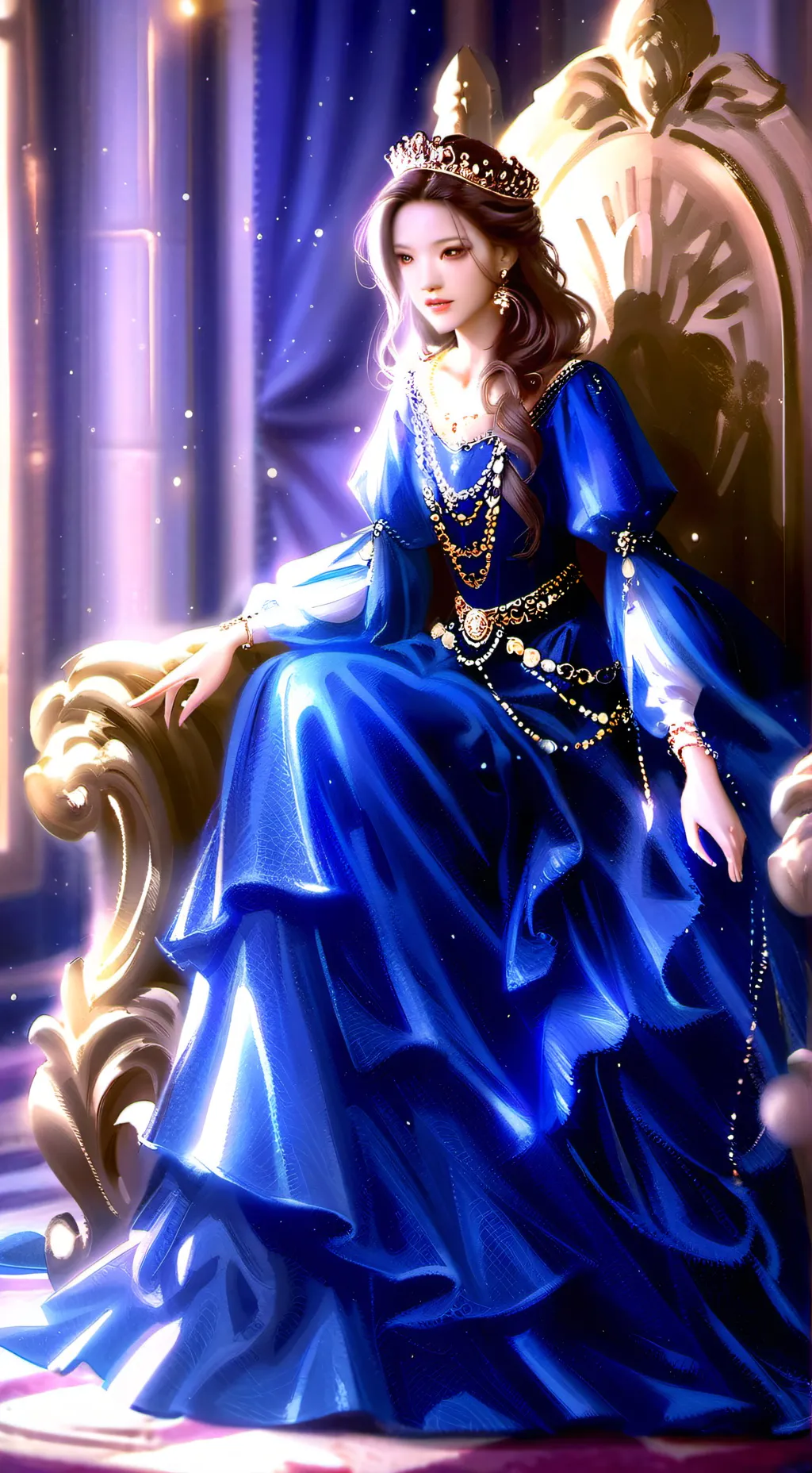 ai character: Princess Melanie  background