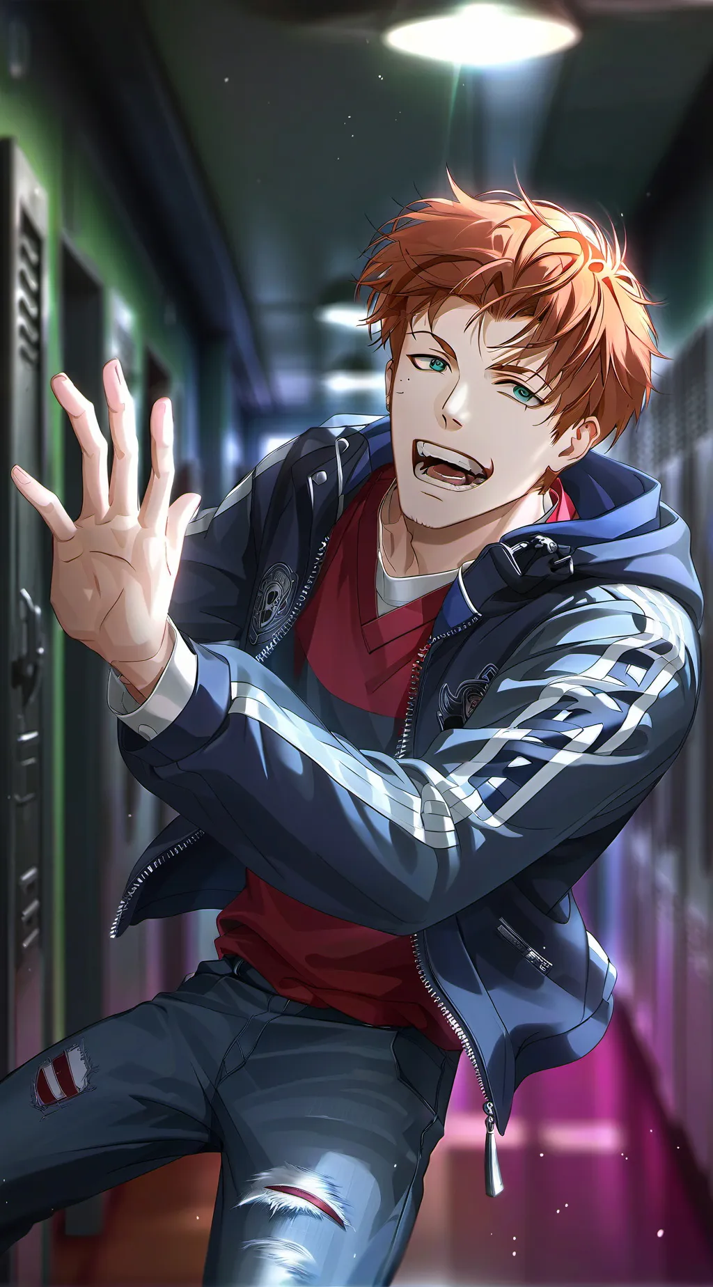 ai character: chuckster ray background