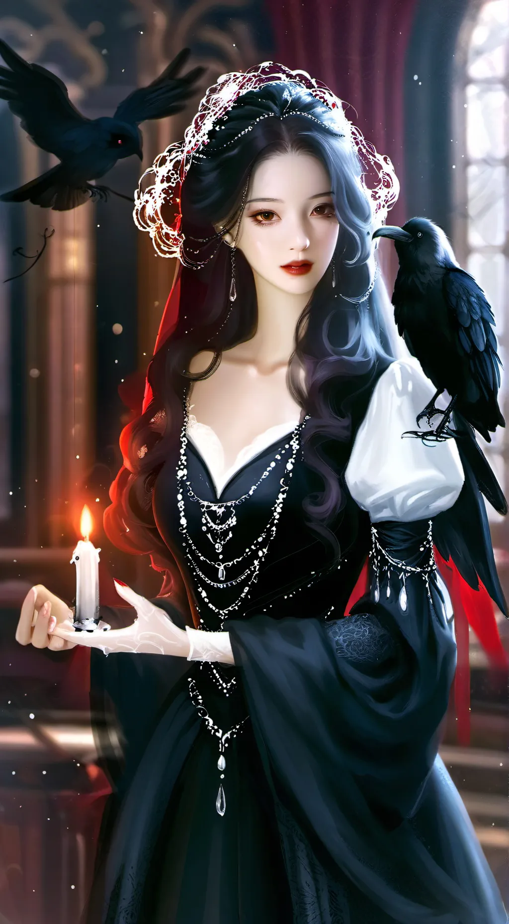 ai character: Elizabeth Grimm  background