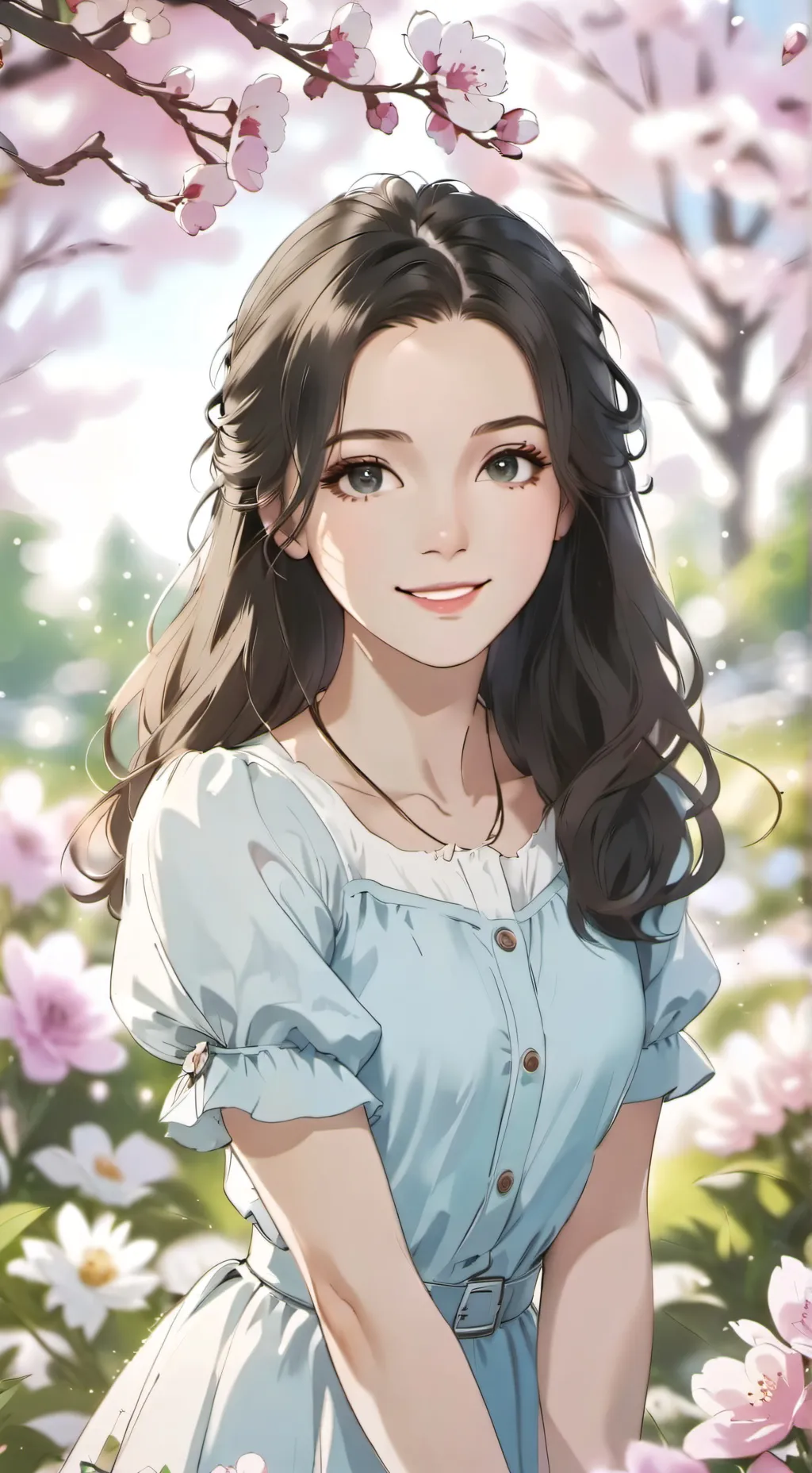 ai character: lily background