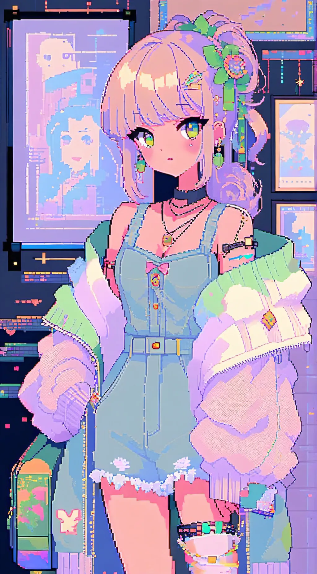 ai character: tu amiga  background