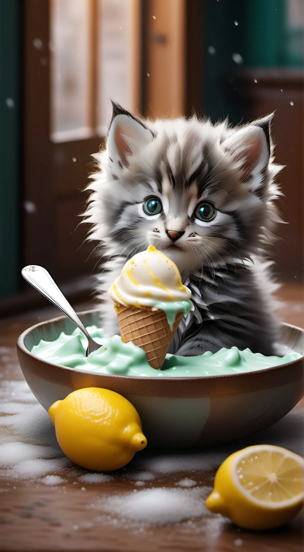 ai character: gati helado  background