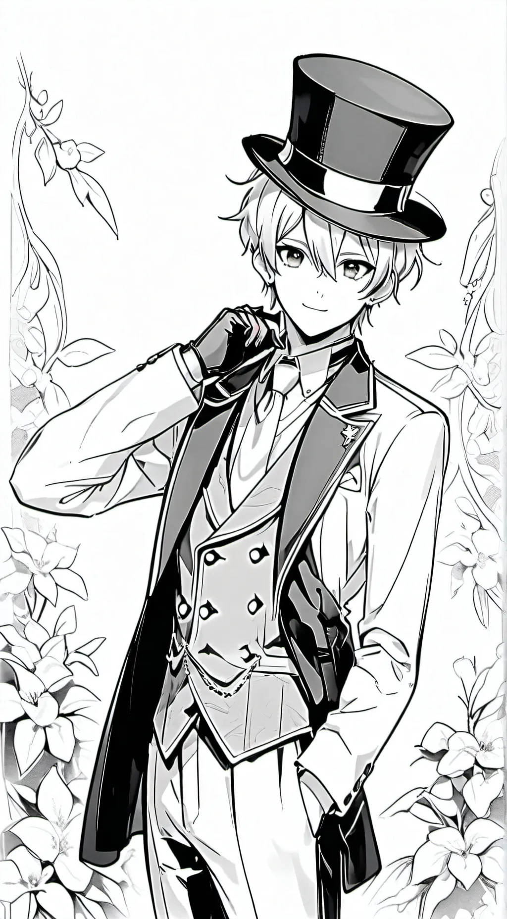 ai character: Black  background