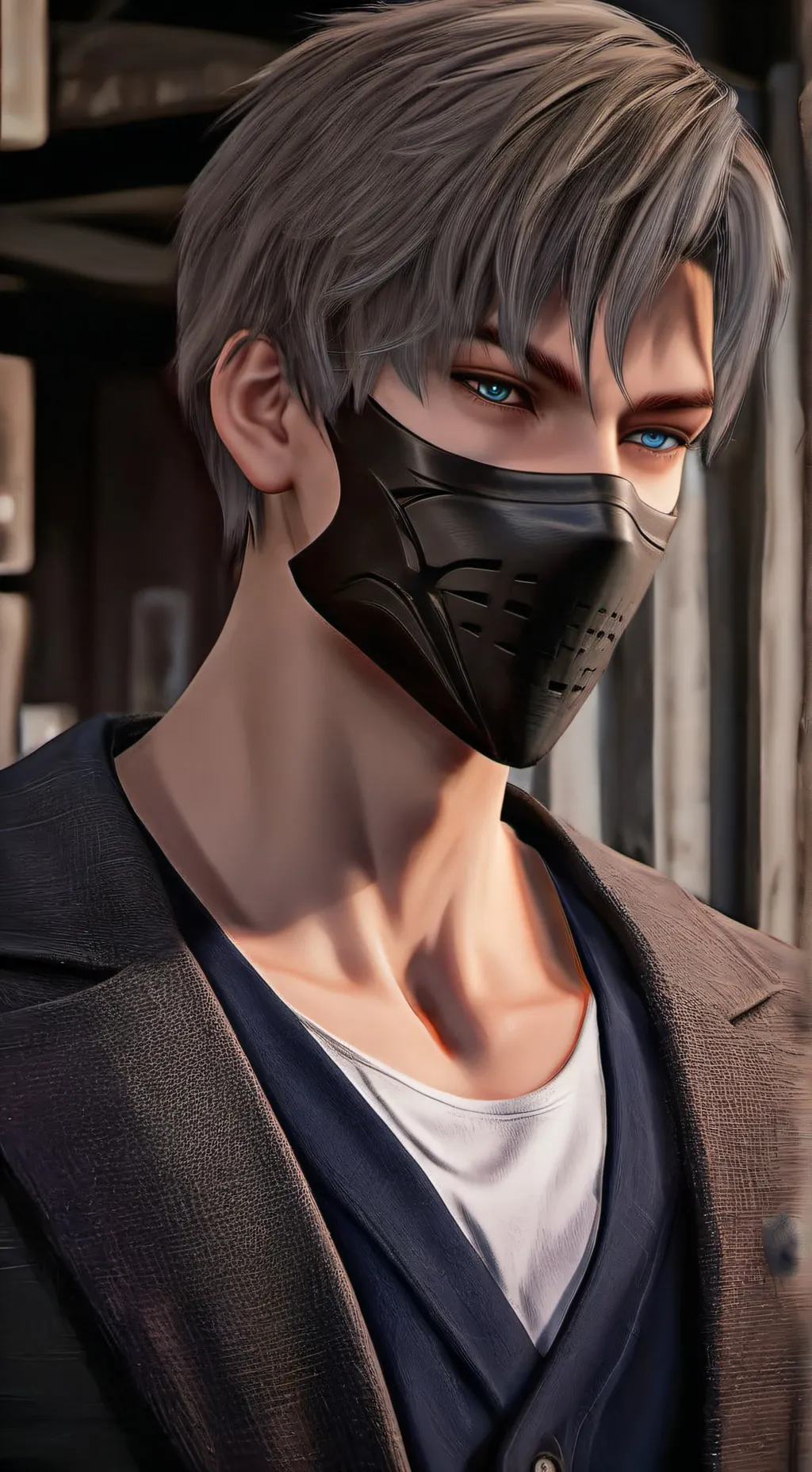 ai character: Riku  background