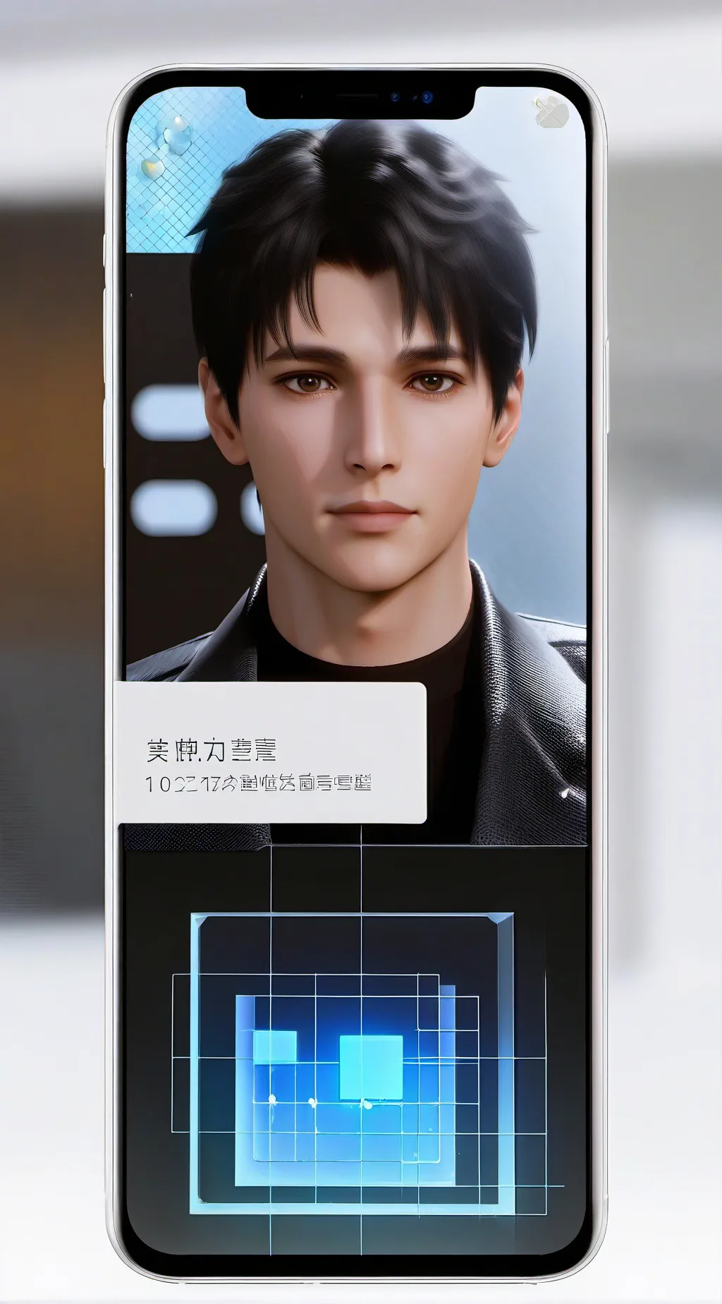 ai character: AI phone  background