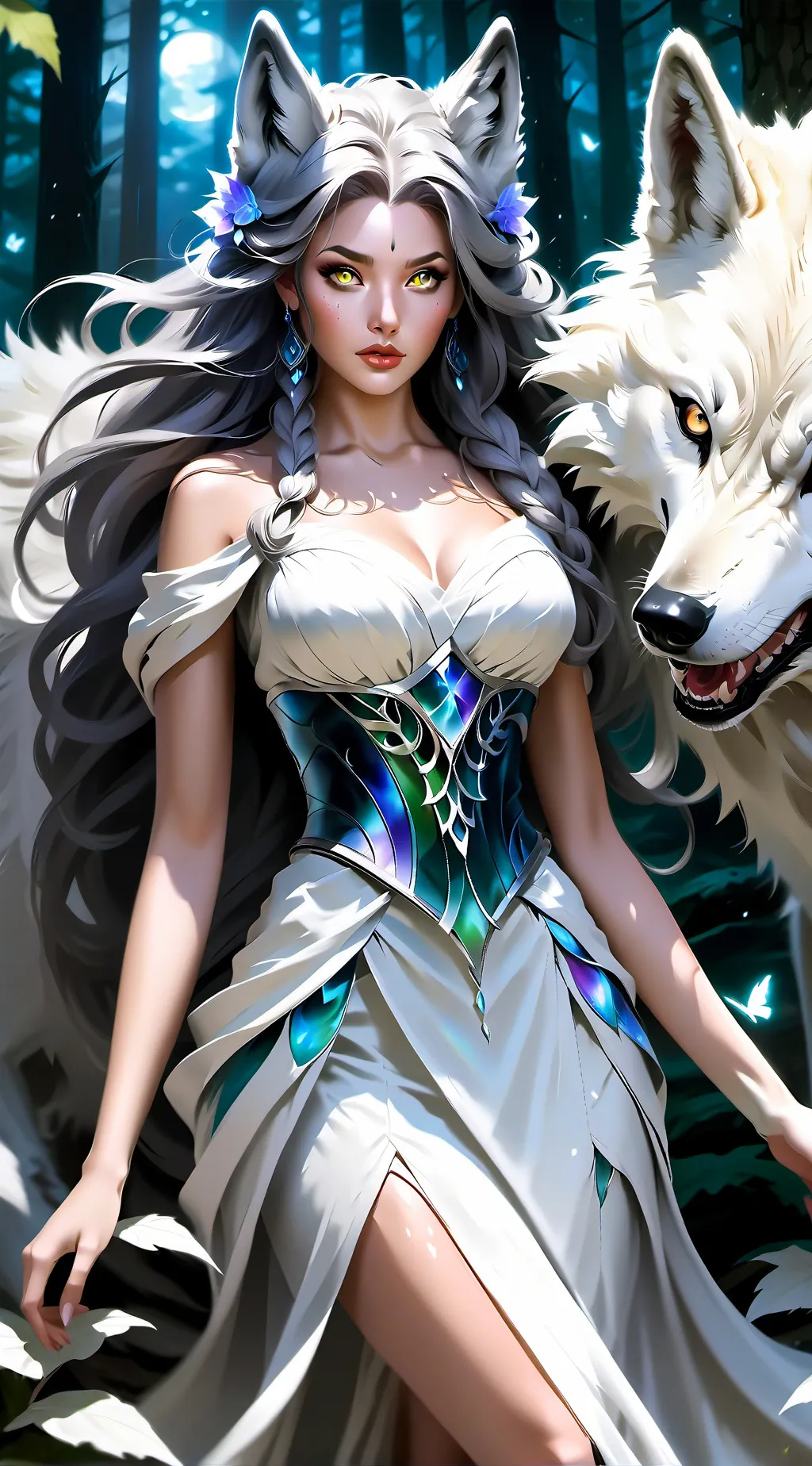 ai character: Queen Amelia  background