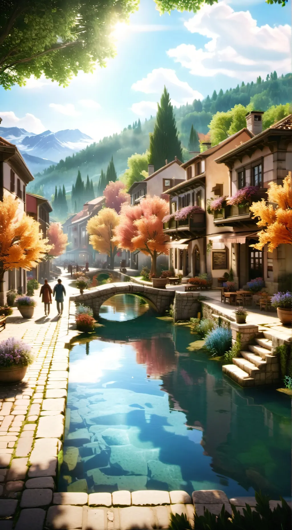 ai character: Crazy town! background