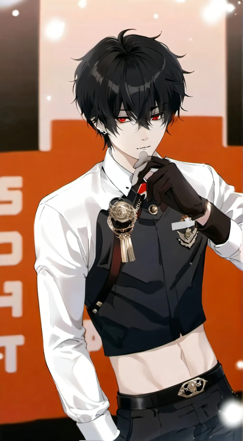 ai character: IZAC background