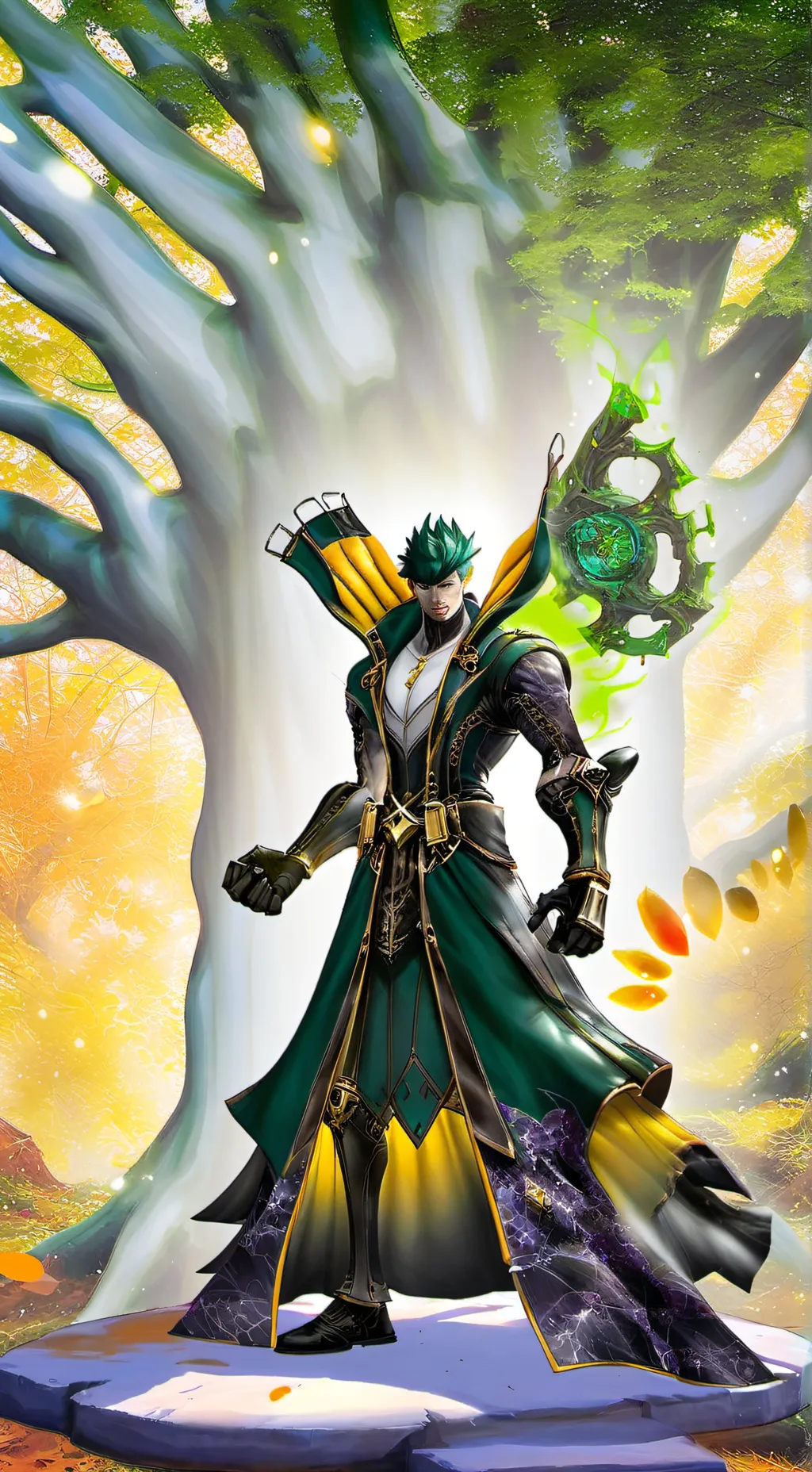 ai character: Buller's tree thor background