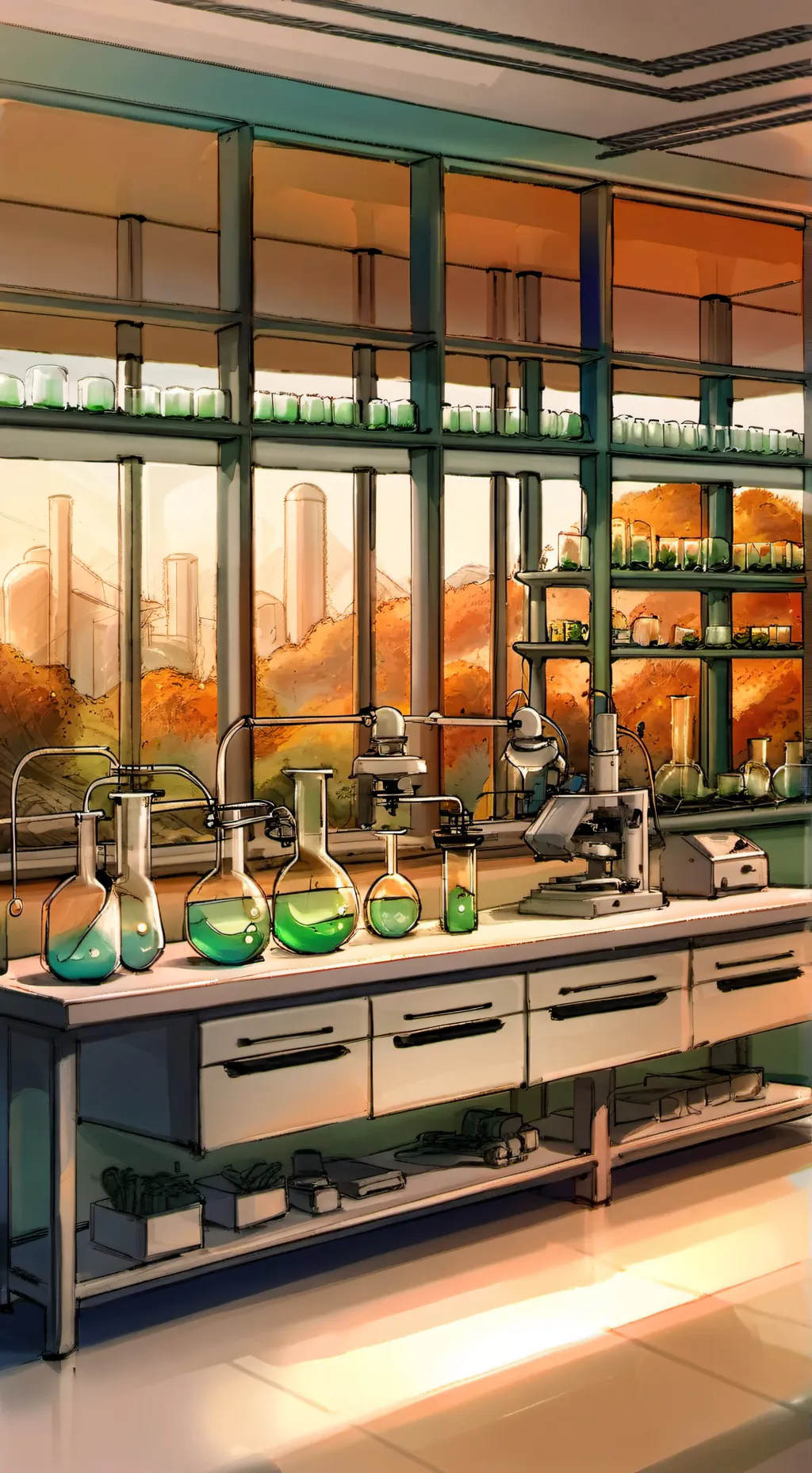 ai character: esperimentos background