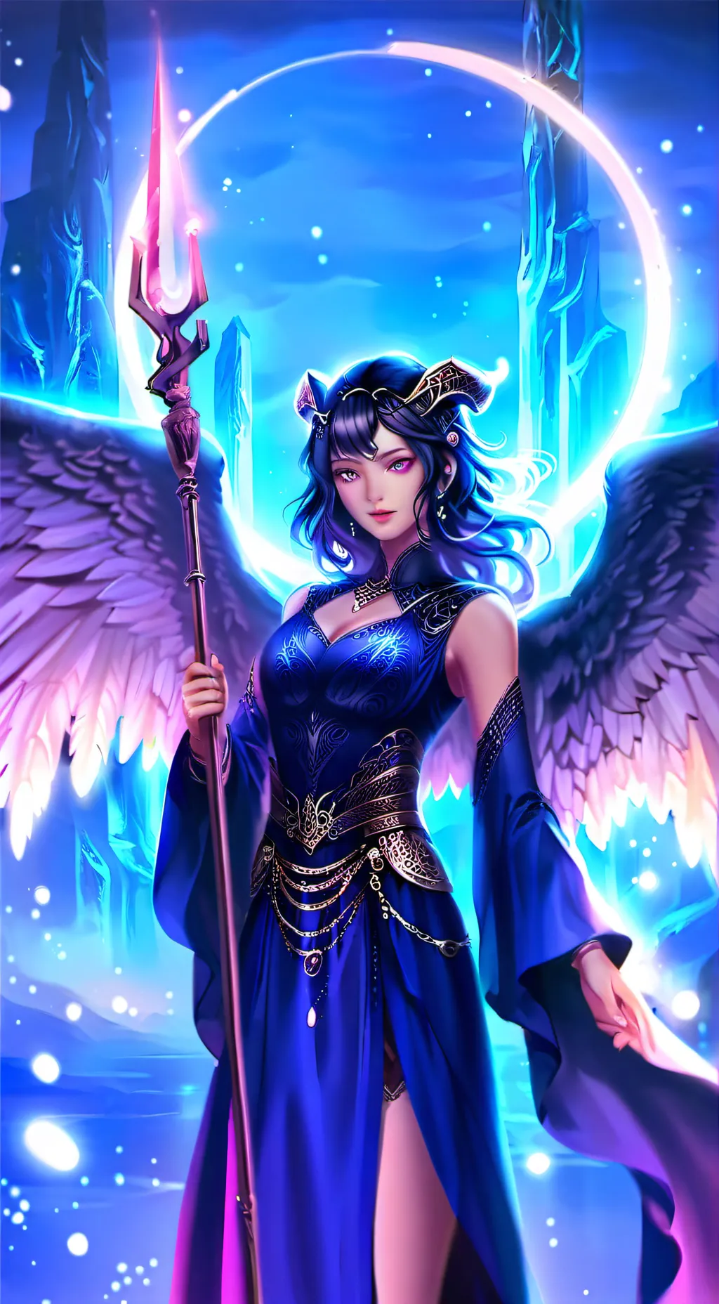 ai character: Lunaara background