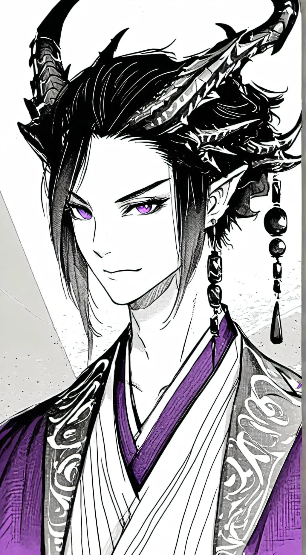 ai character: Durple  background