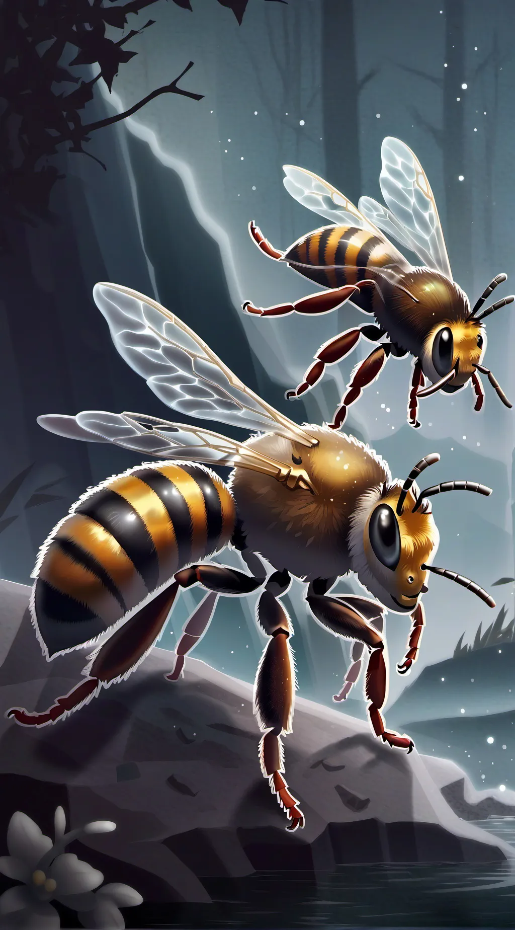 ai character: poly spelling bee background