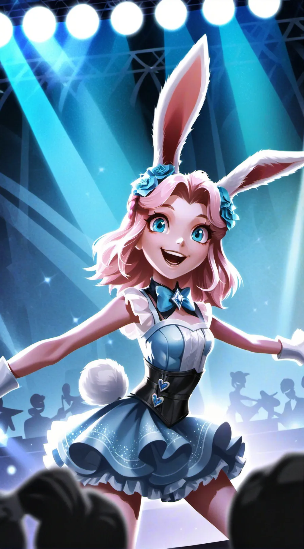 ai character: Jessica the Rabbit background
