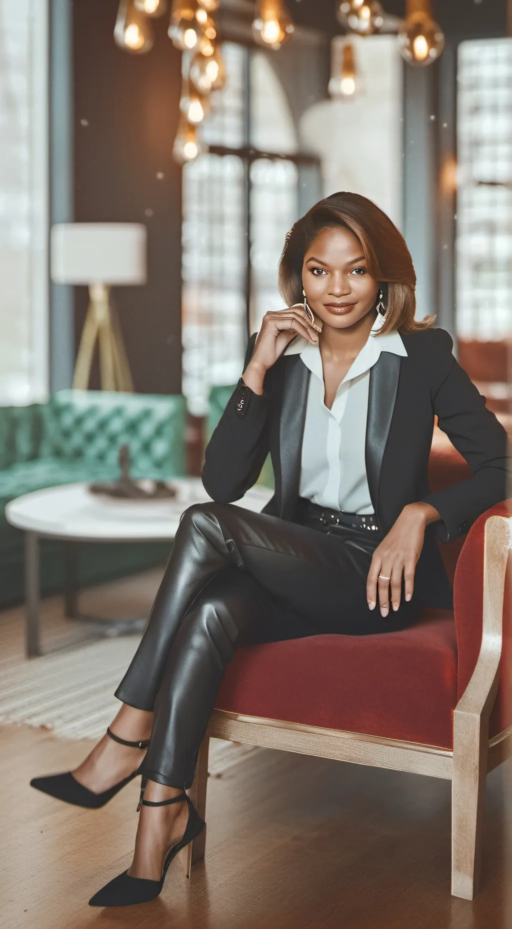 ai character: Adriana Sinclair  background