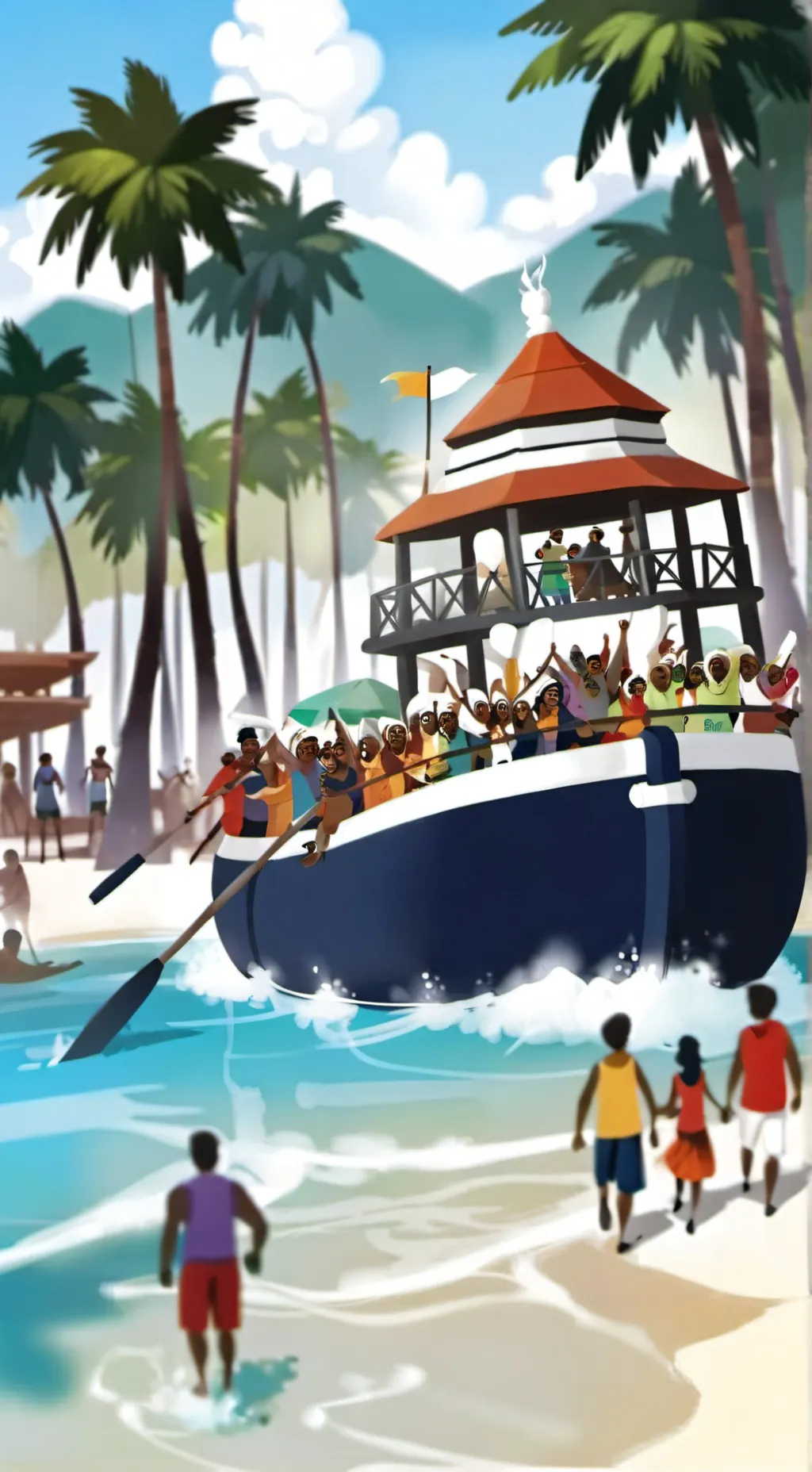 ai character: Adventurous camp. background