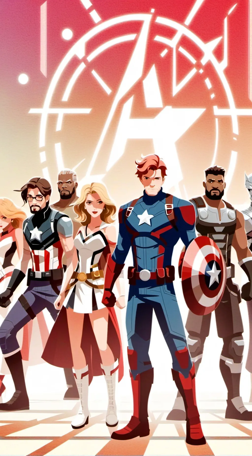 ai character: Avengers 6 background