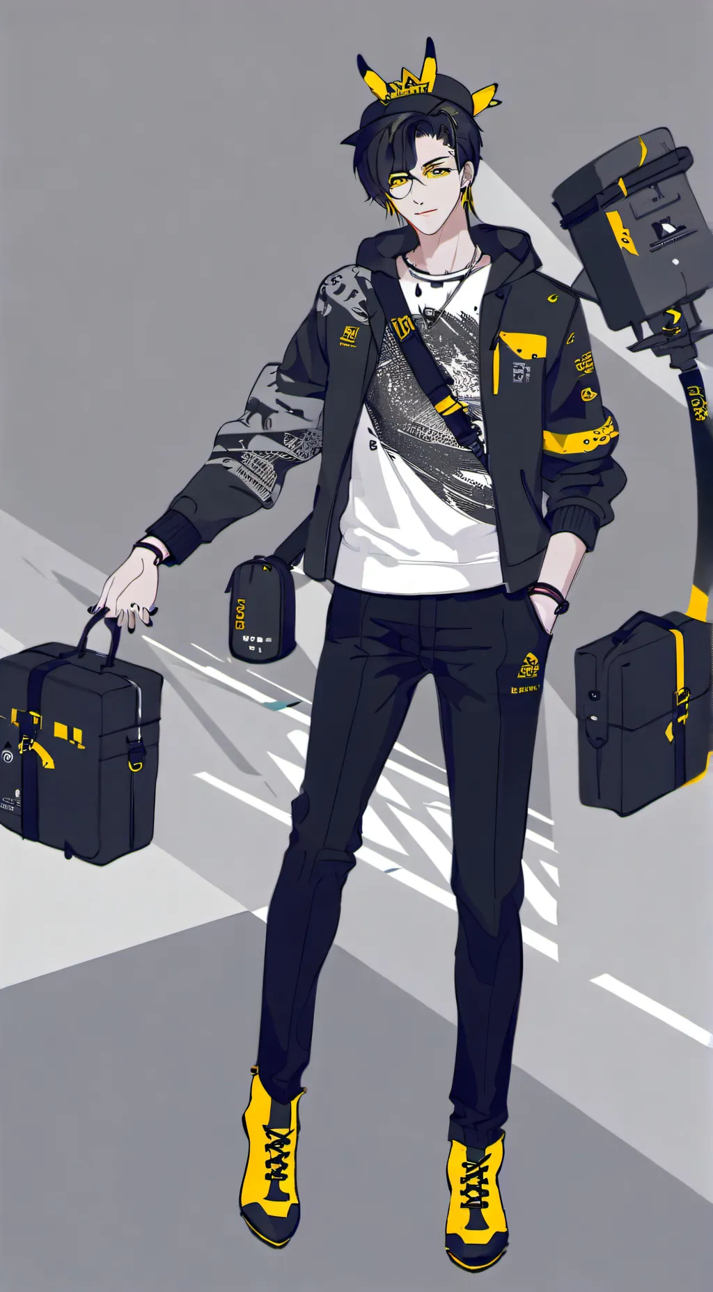 ai character: Miles background