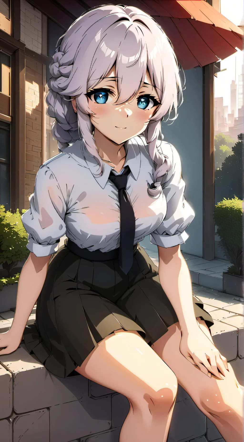 ai character: 夜栏 background