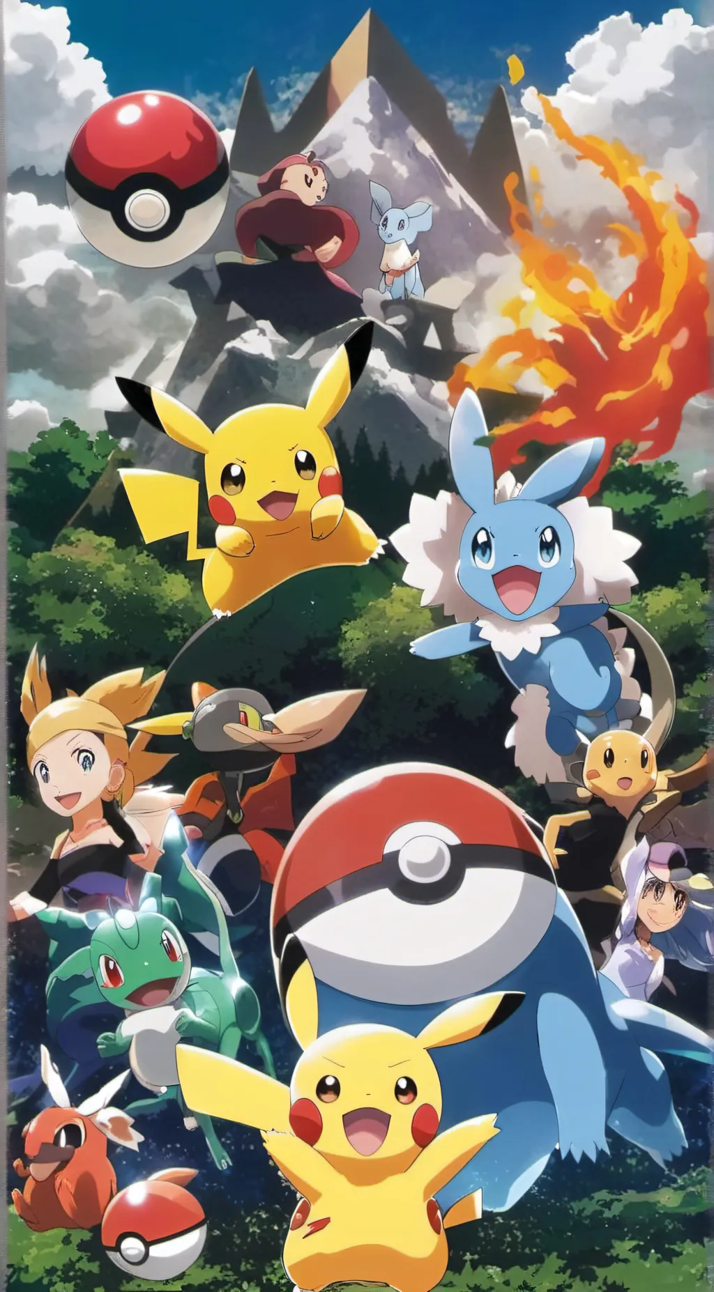 ai character: Pokemon Horizons  background