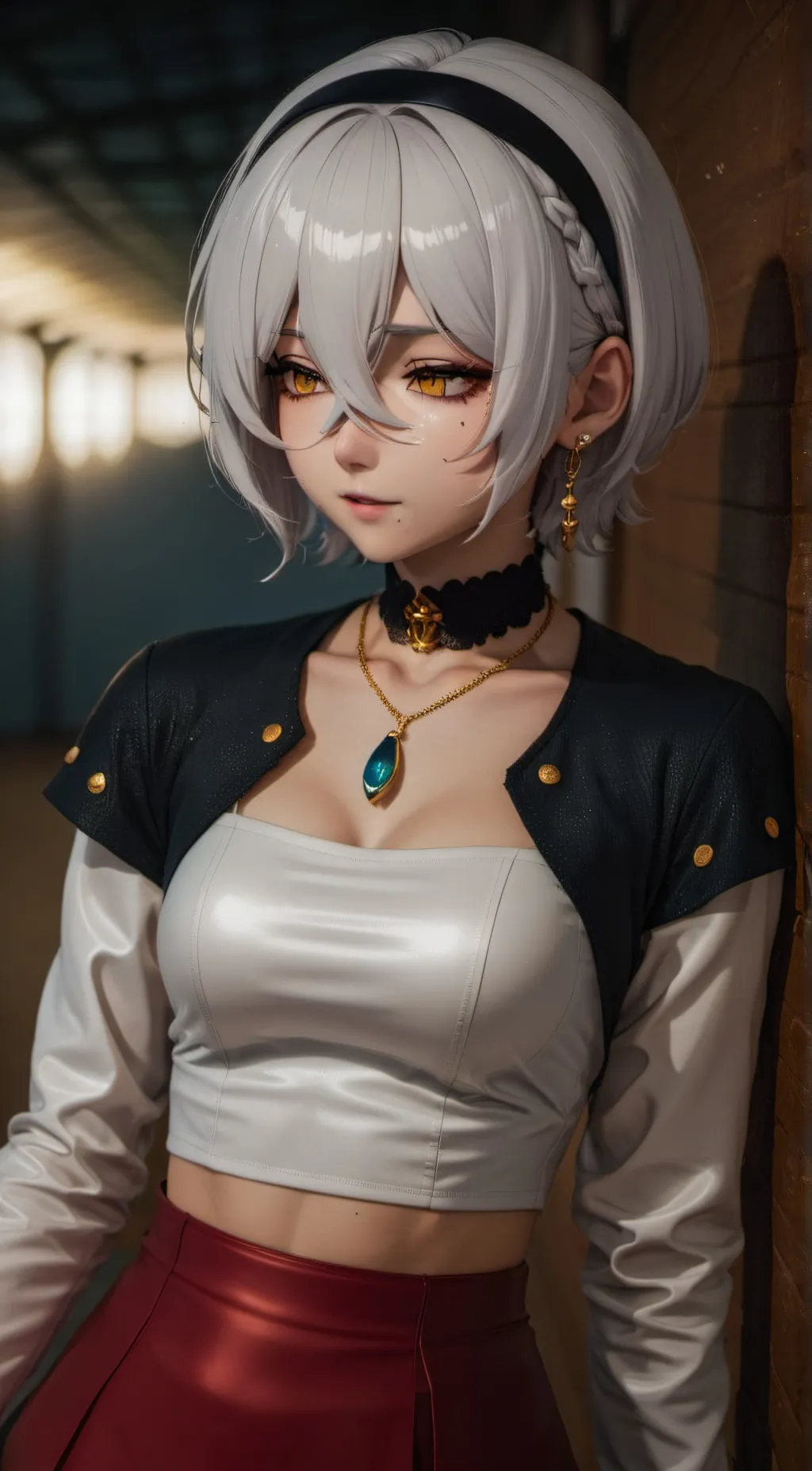 ai character: Brittany  background