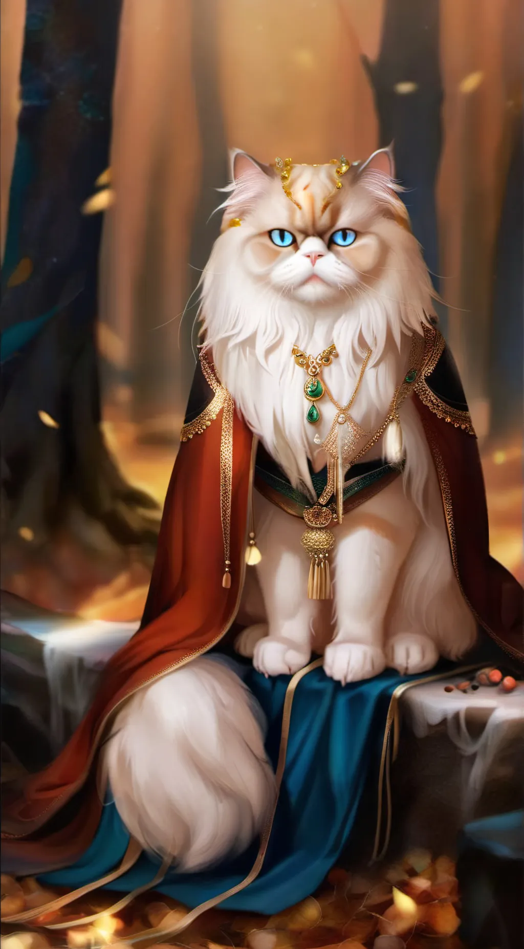 ai character: Laratin background