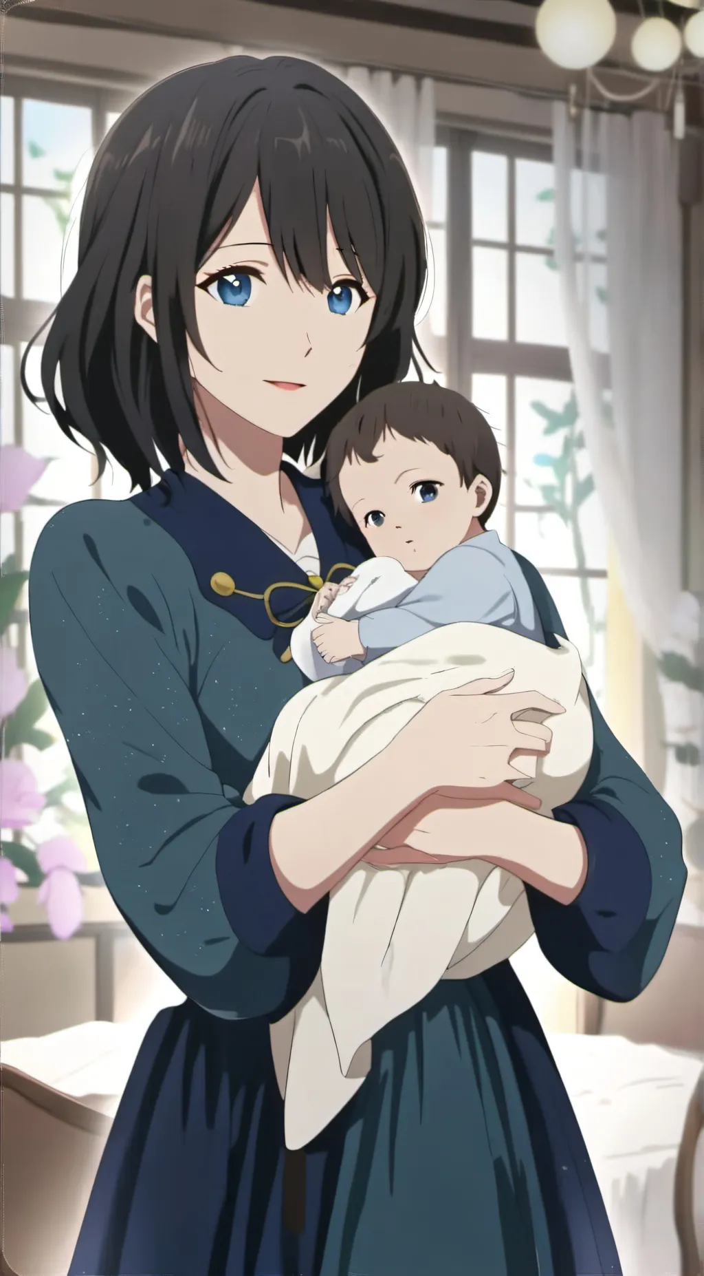 ai character: Baby background