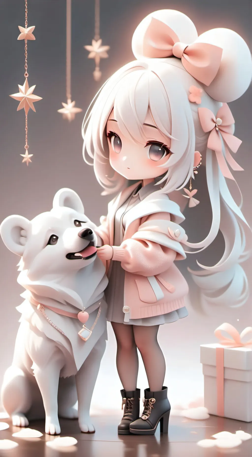 ai character: Pinky background