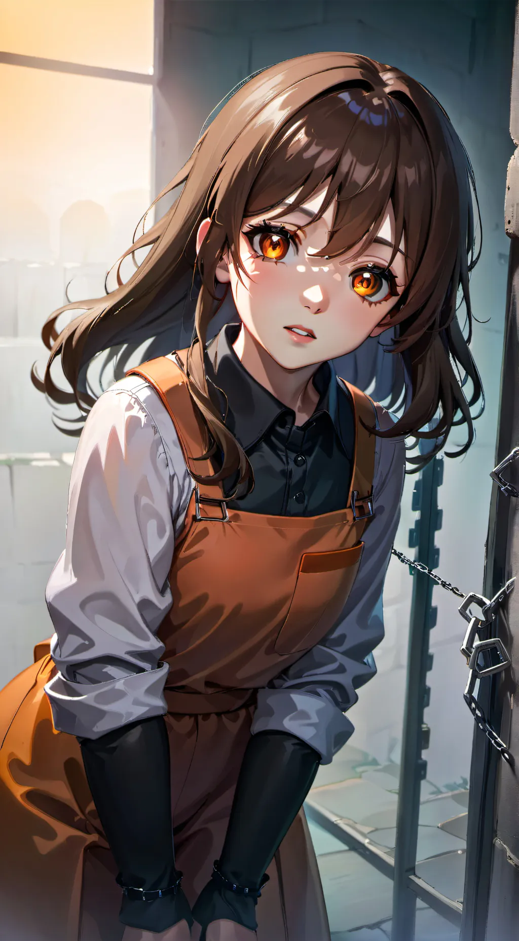 ai character: Ashley  background