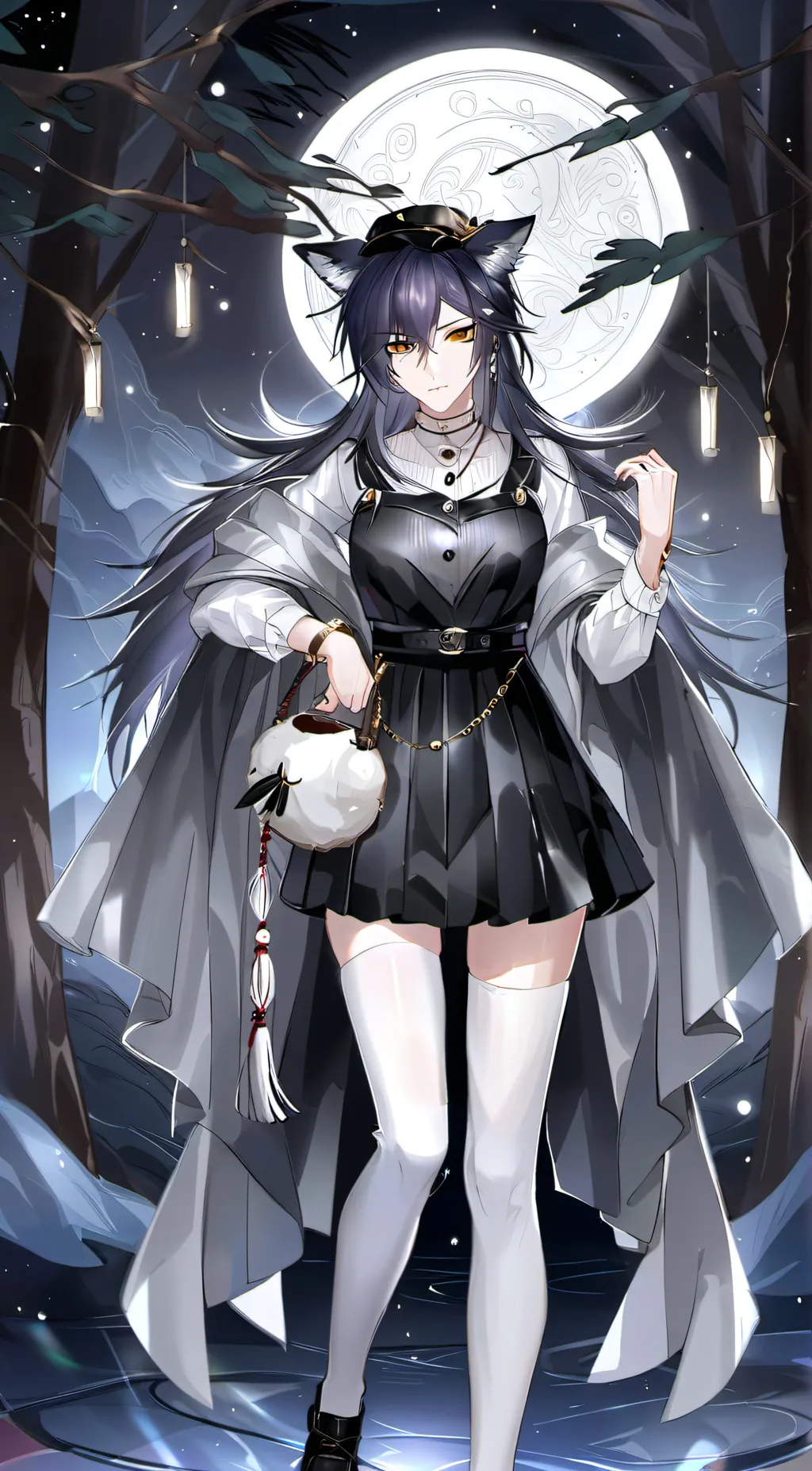 ai character: Luna background